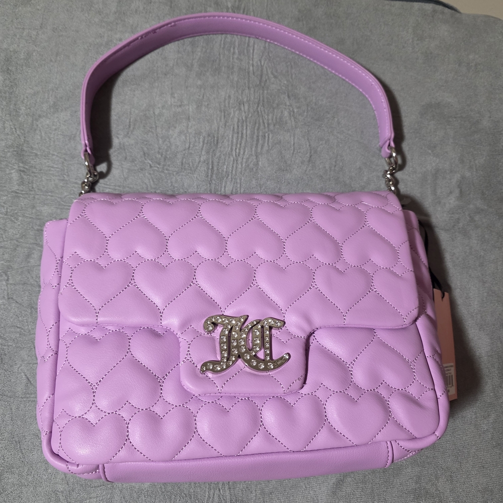 Juicy Couture Pink Quilted Shoulder Bag
